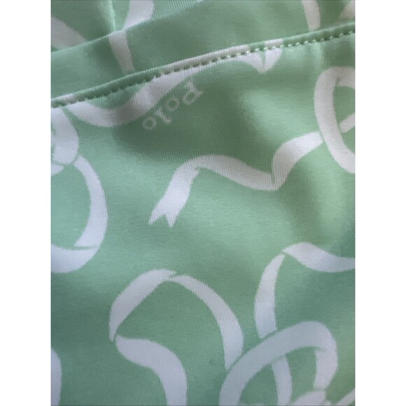 Ralph Lauren Women's bow print golf skort Skirt Stretchy with Pockets Green M - Picture 11 of 11